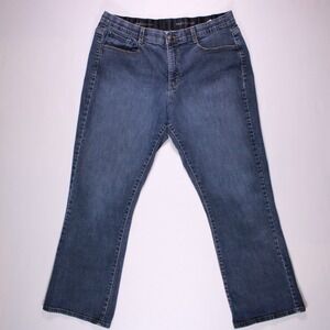 Lee Jeans‎ Womens Size 12 Blue Sinfully Soft Stretch Denim - (33 x 27)
